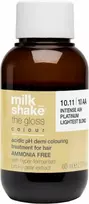 Milk Shake The Gloss Acidic pH Demi-Permanent Colour 10.1 Demi-Permanent Hair Dye 10.1 Platinum Skirtas šviesiems plaukams, 60 ml