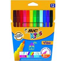 Bic Flomasteriai Kids Visa 12 spalvų rinkinys 002758