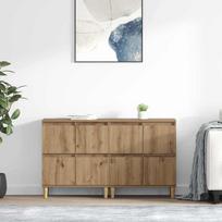 Šoninės lentynos 2 pcs Amatininkų ąžuolas 60 x 35 x 70 cm