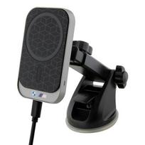 Magnetic induction car phone holder, BMW compatible, 15W, for windshield/dashboard/air vent, M Edition, black