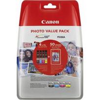 Tusz Canon oryginalny tusz CLI-551XL C/M/Y/BK Photo Value Pack (6443B006) | 6443B006 | 8714574631028