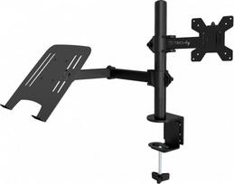 Techly 365597 Desk mount for monitor 13-32" 8kg and laptop 12-17" 8kg, adjustable | 365597 | 8059018365597