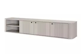 TV staliukas Vesper 187 RD kašmyras mdf kašmyras juodos rankenos pakabukas