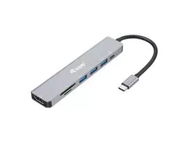"Equip Dock USB-C->HDMI.3xUSB3.0.SD/TF.100WPD 25cm si"
