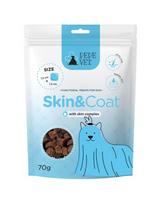 PAKA ZWIERZAKA PEPE Vet Funkciniai skanėstai Skin Coat 70g skanėstai, skirti odos ir kailio palaikymui šunims