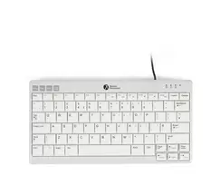 BakkerElkhuizen UltraBoard 950 V2 klaviatūra Biuras USB QWERTY Anglų (JK) Tamsiai Pilka, Šviesiai Žalia