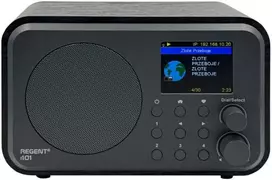 Internetinis radijas „Ferguson Regent i101“ | DAB+ | FM RDS / 2000 mAh akumuliatorius (juodos spalvos)