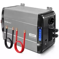 Qoltec „Pure Sine Wave“ įtampos keitiklis | 12 V į 230 V | 3000/6000 W | LCD | USB | USB-C | Suderinamas su LiFePO4, GEL, AGM
