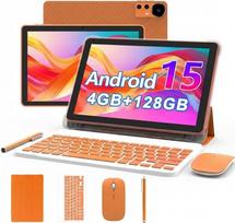 Extralink Tablet CP31 4GB RAM+128GB Orange | Tablet | Android 15, 2Mpx+8Mpx, 6000mAh, 1280x800px, klawiatura, mysz, rysik