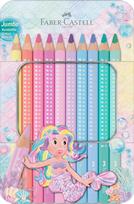 Faber-Castell Sparkle Jumbo Pastel Tin – 10 Ass. (210910)