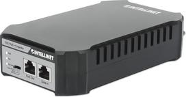 Intellinet 10G PoE++ Injector One 95 W Port, IEEE 802.3bt (4PPoE) Compliant, Metal Housing, Wall-mount Option