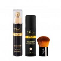That'so Golden Beauty, Face-up & Kabuki Brush Rinkinys, Dark Nude