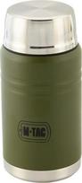 M-Tac UN-R02-750A Food thermos with foldable stainless steel spoon, 750 ml, olive green