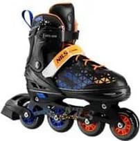 Nils Extreme NH18190A BRAVE 4in1 INLINE SKATES BLUE-ORANGE SIZE M. S(29-33) WITH WYM. TUL. ICE HOCKEY NILS EXTREME