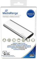 No Name MediaRange MR1103 external solid state drive 900GB USB Type-C 3.2 Gen 2 (3.1 Gen 2) Silver