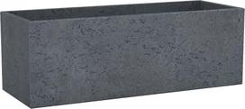 No Name Scheurich C-Cube Long 240 Outdoor Pot planter Freestanding Plastic Black