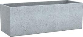 No Name Scheurich C-Cube Long 240 Outdoor Pot planter Freestanding Plastic Grey