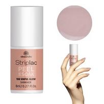 Alessandro Gelinis nagų lakas Alessandro Striplac Peel Or Soak 8ml 8ml, 108 Sinful Glow - Shimmer