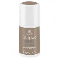 Alessandro Gelinis nagų lakas Alessandro Striplac Peel Or Soak 8ml 8ml, 152 Velvet Taupe