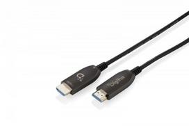 Connection Cable hybrid HDMI AOC | HDMI-A męski-męski | HDMI 2.1 | UHD-2 8K@60Hz | 48Gbps |HDR, eARC, HDCP 2.2, CEC | 20m