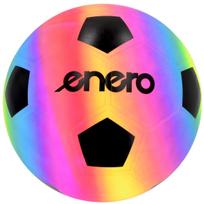 Vaivorykštinis Vinilinis Futbolo Kamuolys 23cm 200g Enero