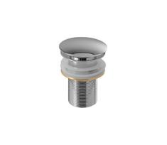 Gedy - praustuvo išleidimo vožtuvas CLICK-CLACK, skersmuo 6,6 cm, blizgus chromas