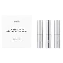 Set Byredo: Colour Stick Multifunctional Eyeshadow Stick Dravite 3.5 g + Colour Stick Multifunctional Eyeshadow Stick Vienna 3.5 g + Colour Stick Multifunctional Eyeshadow Stick 580 Ultramagnetic 3.5 g + Byredo GWP Textile Pouch