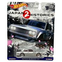 Hot Wheels Premium Japan Historics2 Modeliukas Datsun Bluebird 510 Silver (yra Sandėlyje)