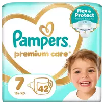 Pampers Premium Care Tape Sauskelnės, 7 Dydis, 42 vnt.