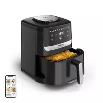 Tefal Easy Fry Silence EY5528E0 gruzdintuvė Vienas 5 L Autonominės Karšto oro gruzdintuvė Juoda, Nerūdijančiojo plieno