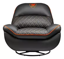 COUGAR CGR-OVL-ORB Žaidimų sofa Paminkštinta sėdynė Juoda