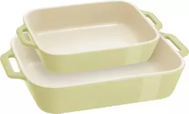 STAUB COOKING 2 stačiakampių dubenėlių rinkinys, šviesiai žalia