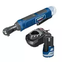 12 V akumuliatorinis kampinis raktas, 3/8 colio, 1 x 2,0 Ah