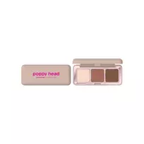 POPPY HEAD_Just Enough Everyday Matte Eyeshadow Palette – matinių akių šešėlių paletė 02 Espress Yourself 4,8 g