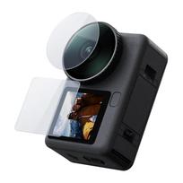 Telesin grūdinto stiklo rinkinys DJI Osmo Action 6 (objektyvas + ekranas)