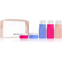 Notino Travel Collection Silicone Travel Bottles Set daugkartiniai kelioniniai buteliukai