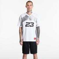 Jordan Flight Men's Jersey Top White/ Lt Smoke Grey/ Black - Dydis M (IF1913-100 Marškinėliai)