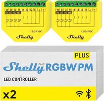 SHELLY Plus RGBW PM Wi-Fi/Bluetooth LED Strip Controller (2-pack) | PlusRGBWPMx2 | 3800235267660