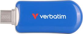 Pendrive Verbatim Verbatim Plectra Blue 256GB USB-C atmintukas 30234 | 30234 | 0023942302346