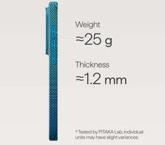 Pitaka Pitaka Edge Case, Lucid Blue (Aaron Button) - Samsung Galaxy S26 Ultra dėklas | KS2607U | 8594184316986