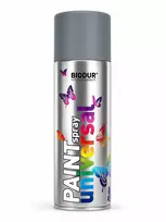 Universali aerozolinė emalė BIODUR, pilka matinė RAL7046, 400 ml