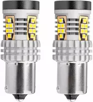 LED lemputės Canbus 3020 24SMD 1156 BA15S P21W R10W R5W baltos 12V 24V amio-02797