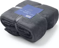 Dreamhouse Fleece pledas DH Fleece Anthracite 150x200 cm tamsiai pilkas