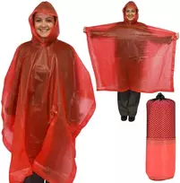 LIETPALTIS NUO LIETAUS PONČAS 130X100CM DĖKLAS REDCLIFFS RAUDONAS 1083445