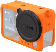 Telesin Silicone Protective Case for DJI Osmo Action 6 Oranžinis