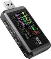 FNIRSI FNB48P USB Port Tester juodos spalvos