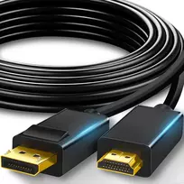 RTO Kabelis hdmi displayport adapteris 2.0 paauksuotas 1.8 m 4k/60hz