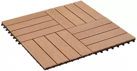 Terasinė Plytelė 22 pcs Tikmedis 30 x 30 cm MPK