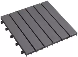 Terasinė Plytelė 20 pcs Pilka 30 x 30 cm
