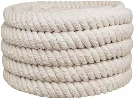 Džiuto virvė 36 Balta 100% Tossa jutas